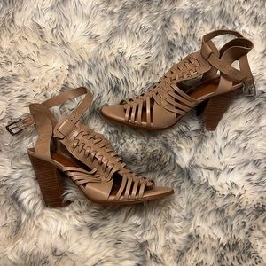 Gianni Bini Cage Block Heel Sandal